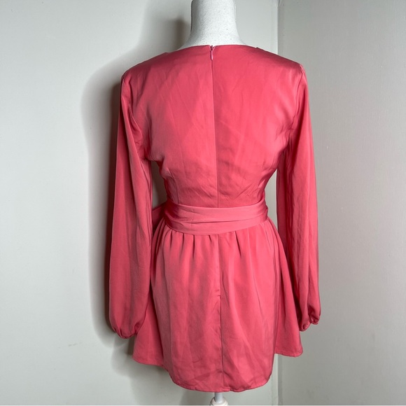 Revolve Superdown Elise Mini Dress in Dust Pink Size M NWT - Picture 10 of 16